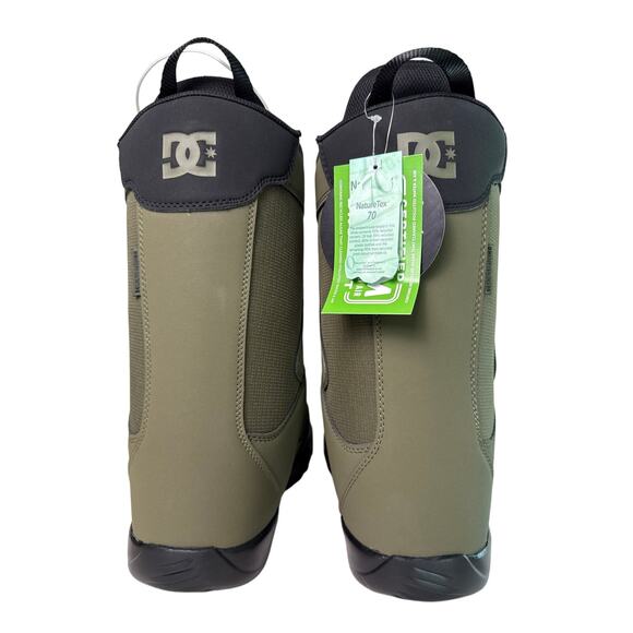 DC Phase Snowboard Boots BOA Mens 9, Women's 10.5 Olive Green Black - Picture 5 of 16
